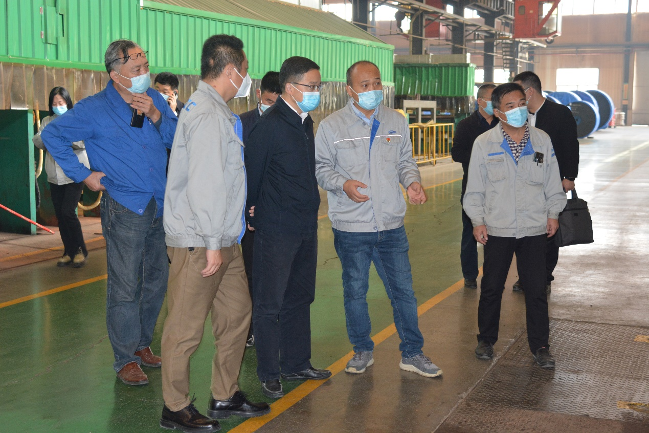 開封市委常委、常務副市長陳維忠蒞臨開封鐵塔橡膠調研指導工作